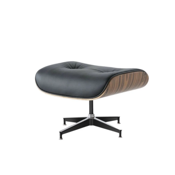Fauteuil Relax en Cuir Véritable noir