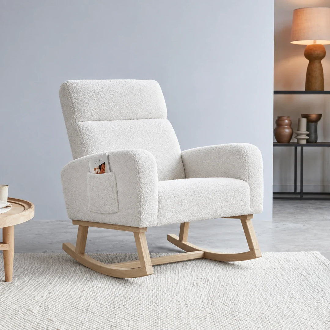 FLORVA - Rocking Chair Teddy Dossier Haut