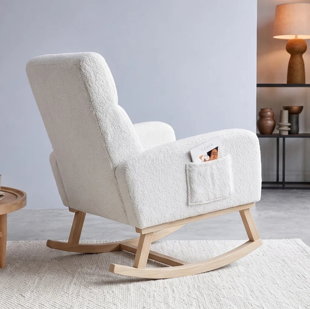 FLORVA - Rocking Chair Teddy Dossier Haut