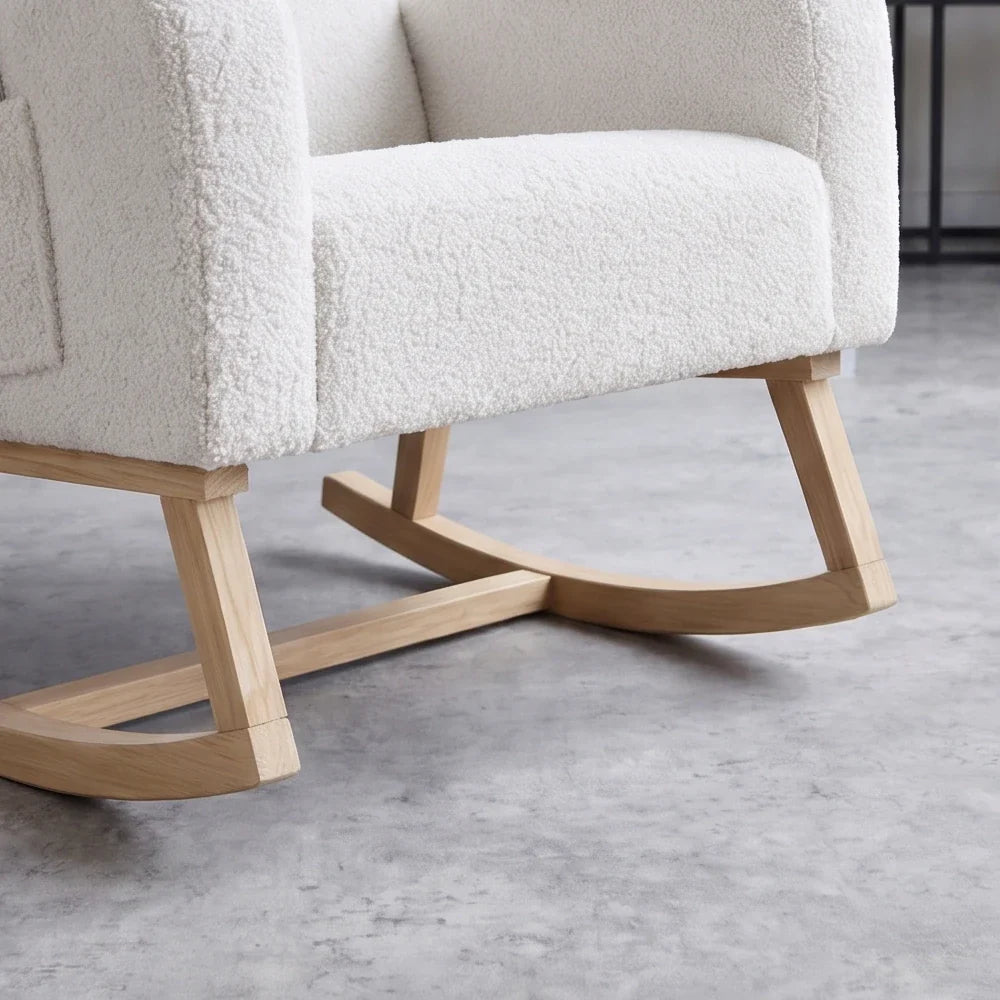 FLORVA - Rocking Chair Teddy Dossier Haut