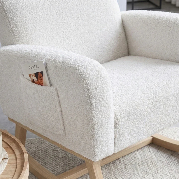 FLORVA - Rocking Chair Teddy Dossier Haut