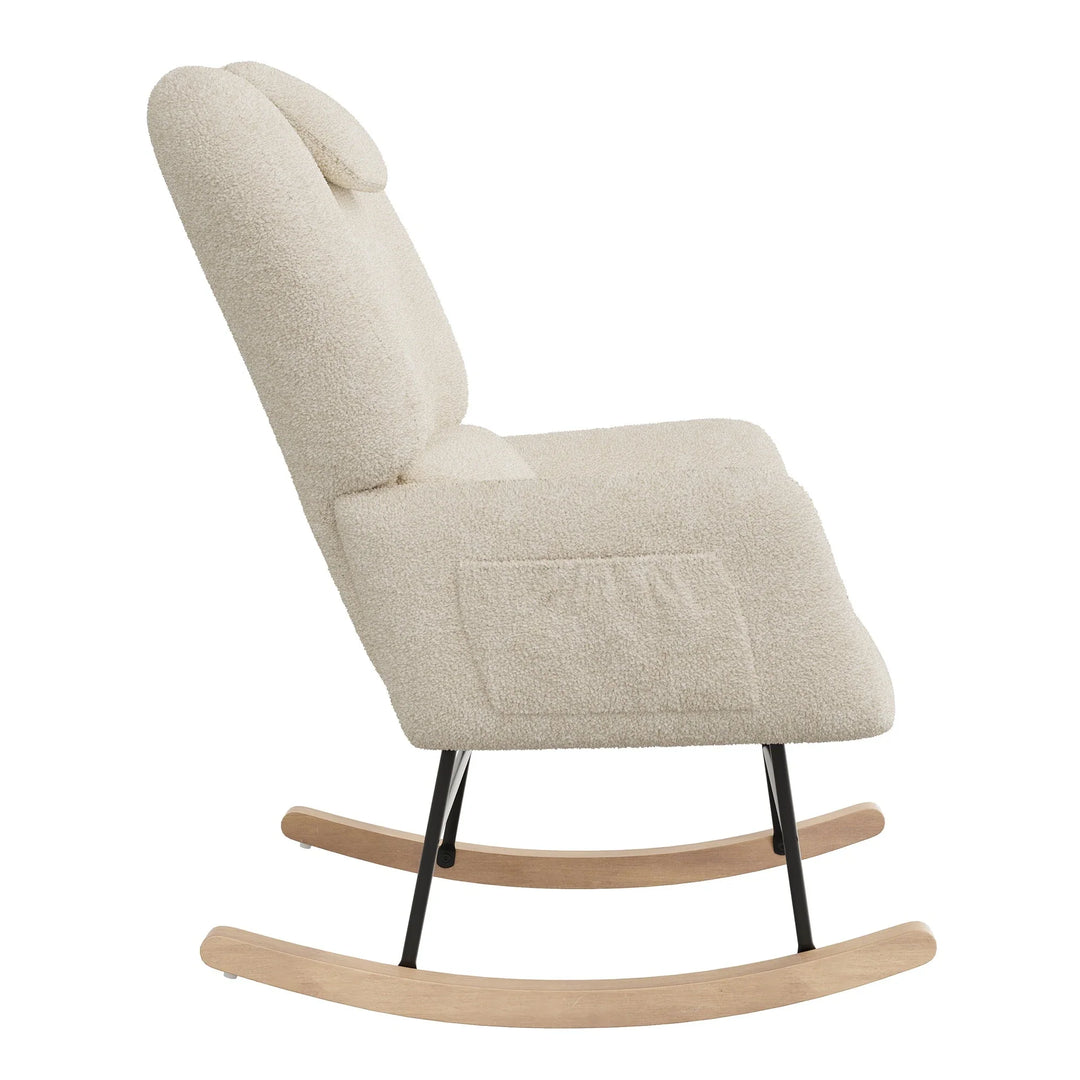 NEVRA - Rocking Chair Ergonomique Allaitement Teddy