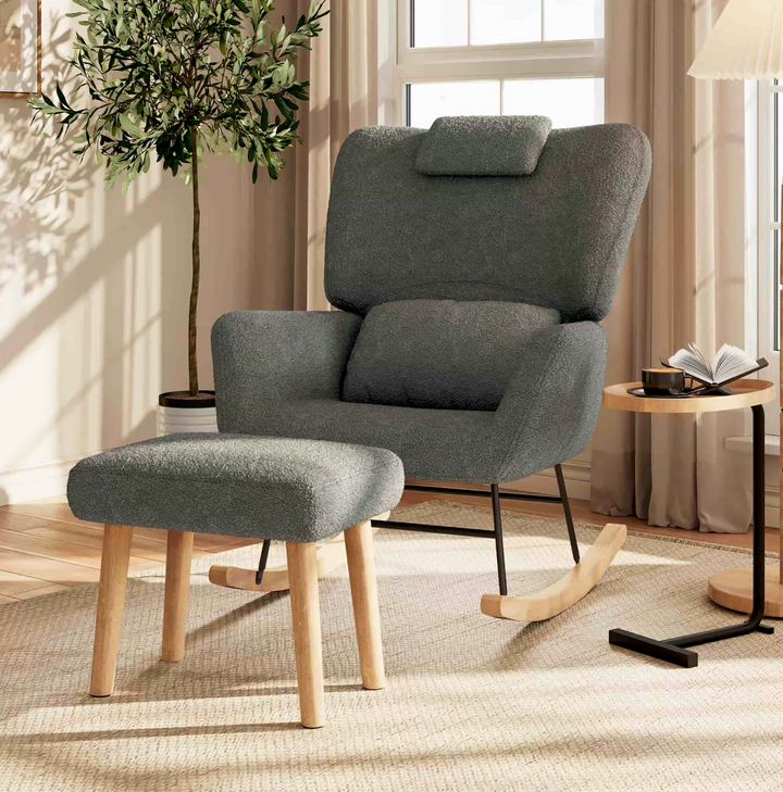 NEVRA - Rocking Chair Ergonomique Allaitement Teddy