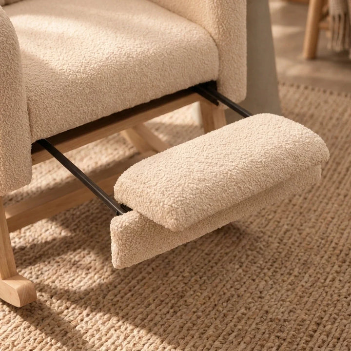 MIRA - Rocking Chair Teddy avec Repose-pieds