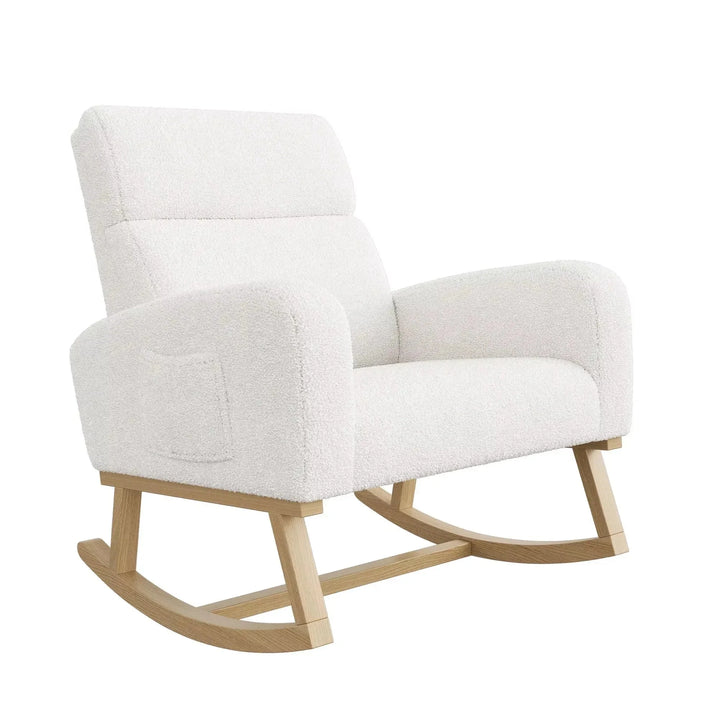 FLORVA - Rocking Chair Teddy Dossier Haut