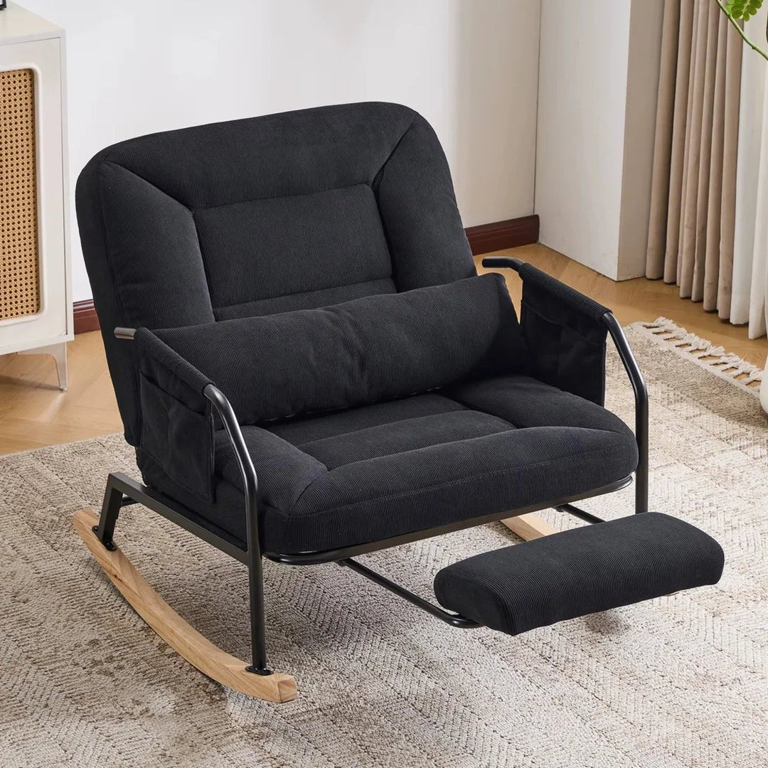 KARVEL – Rocking Chair Inclinable Corduroy