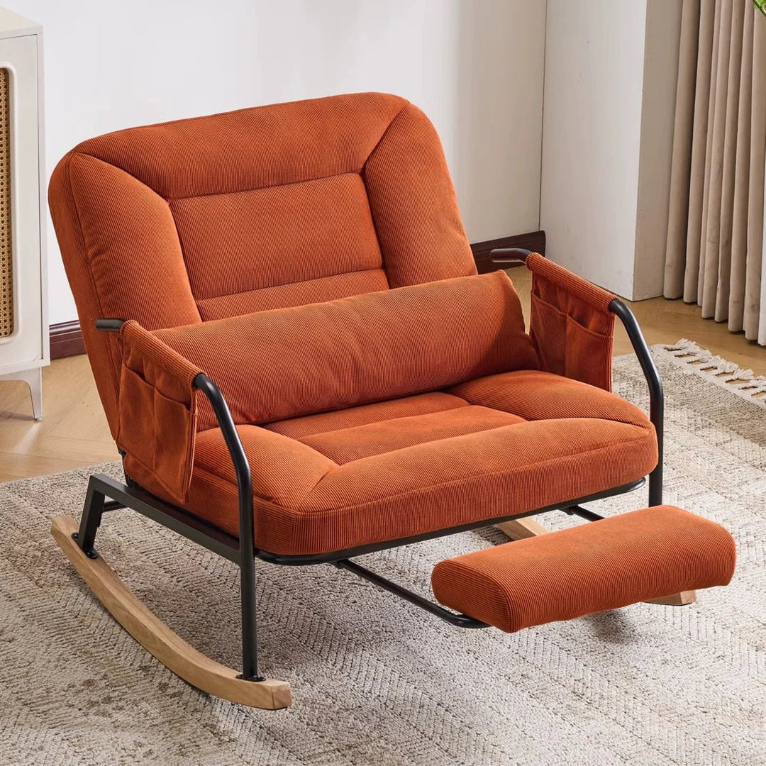 KARVEL – Rocking Chair Inclinable Corduroy