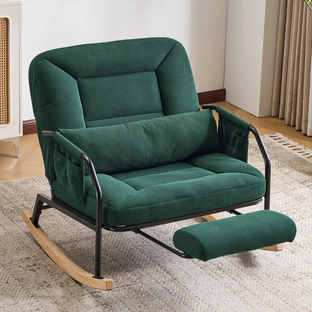 KARVEL – Rocking Chair Inclinable Corduroy