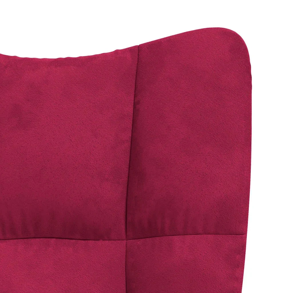MALVIK – Rocking Chair Velours Rembourré Ultra Confortable