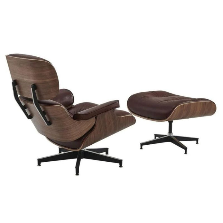 Fauteuil Relax en Cuir Véritable  marron