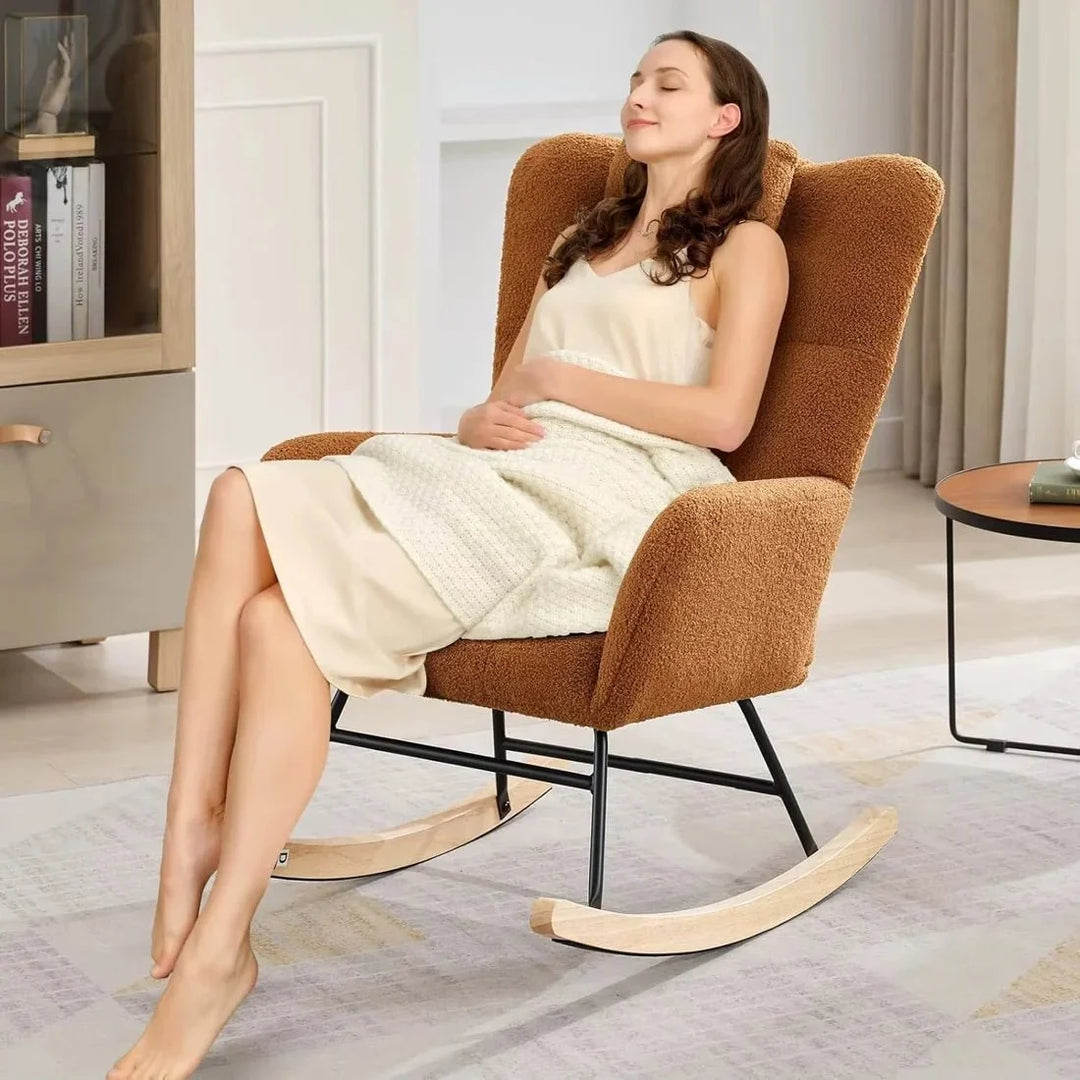RAVKA - Rocking Chair Teddy Confortable