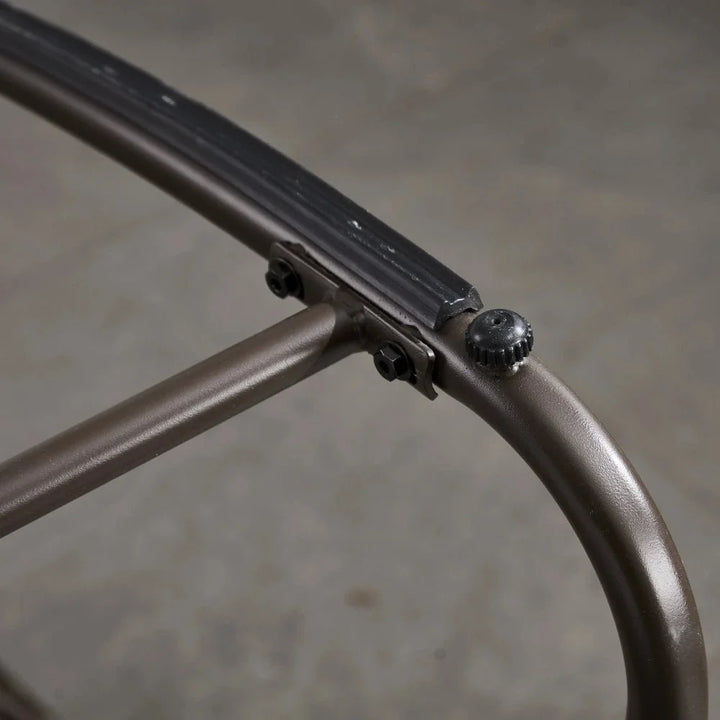 COLINA – Fauteuil à Bascule Papasan Rotin & Velours Côtelé