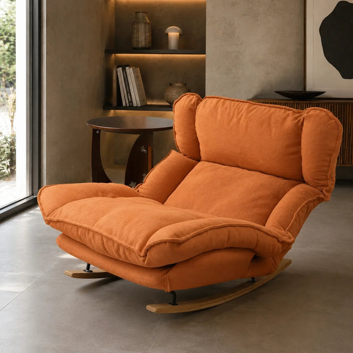 NOLVA - Rocking Chair Paresseux Inclinable Doux