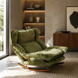 NOLVA - Rocking Chair Paresseux Inclinable Doux
