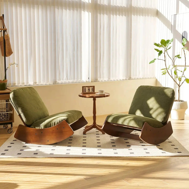 KALEO CHAIR – Rocking Chair Rétro Velours