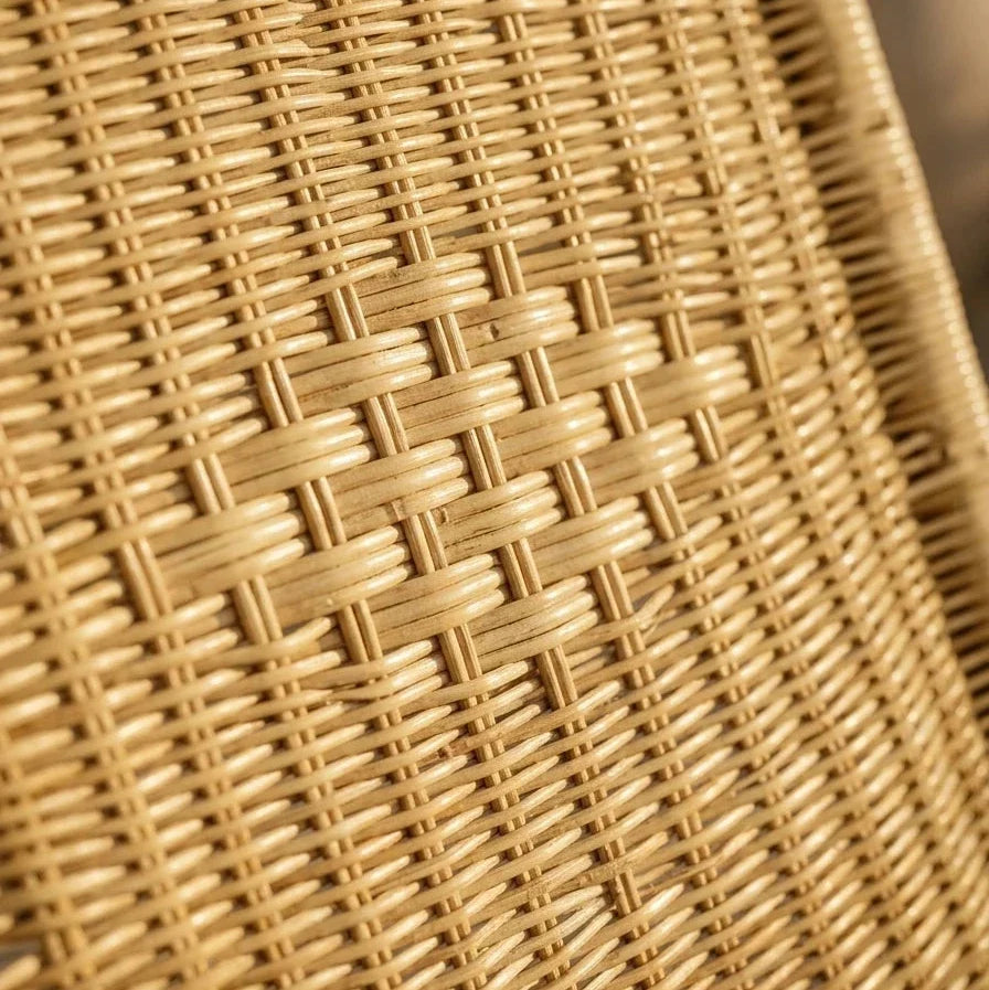 VALKO - Rocking Chair Rotin & Manau Tressé