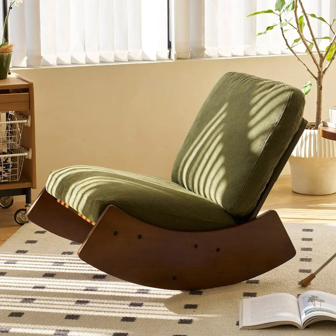 KALEO CHAIR – Rocking Chair Rétro Velours