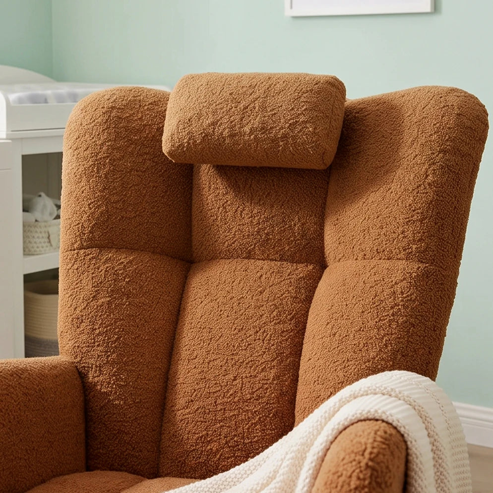 RAVKA - Rocking Chair Teddy Confortable