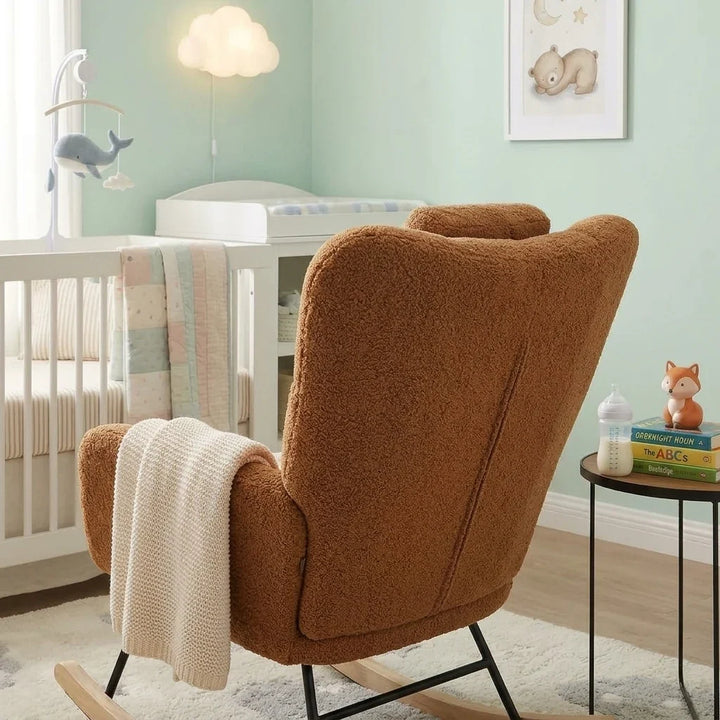 RAVKA - Rocking Chair Teddy Confortable