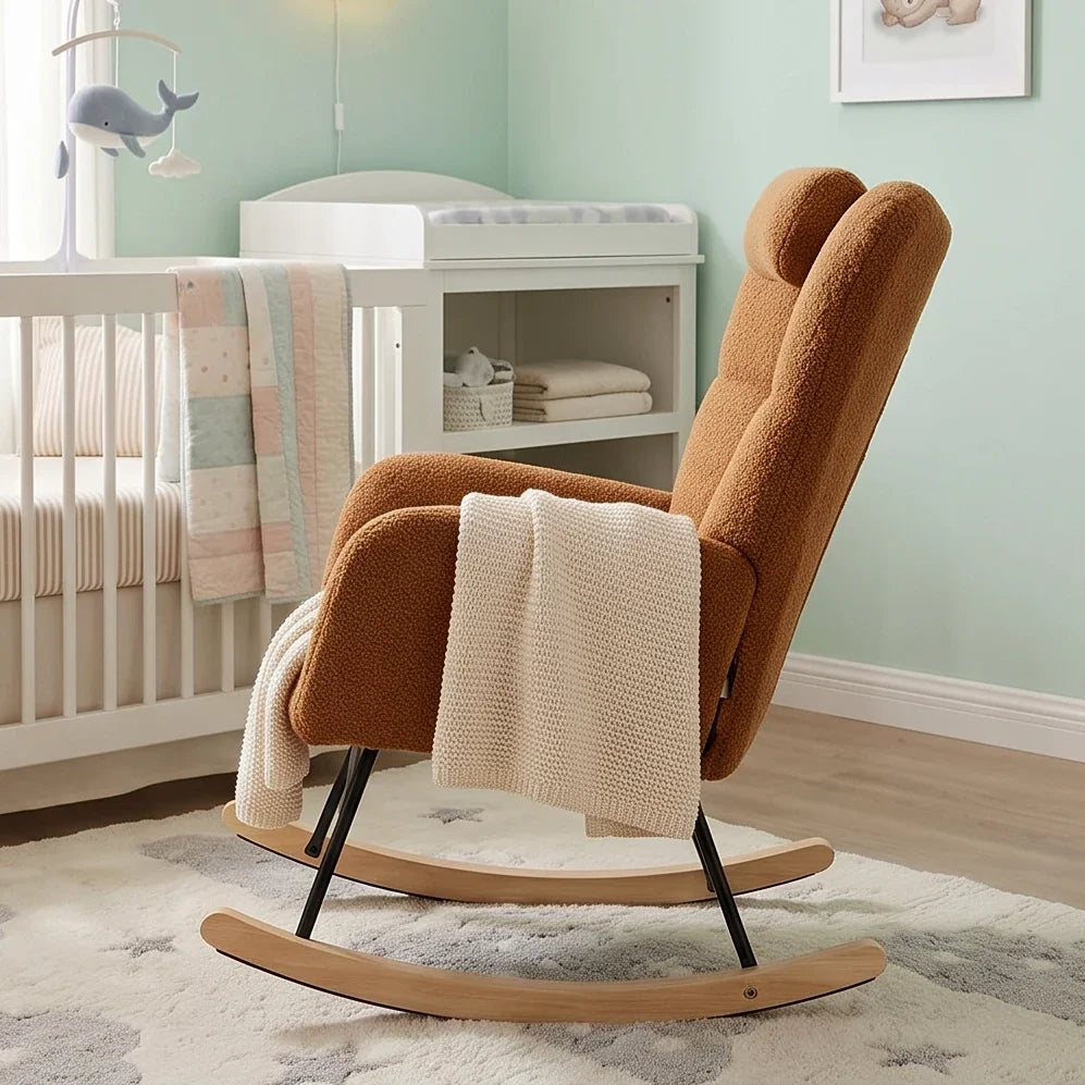 RAVKA - Rocking Chair Teddy Confortable