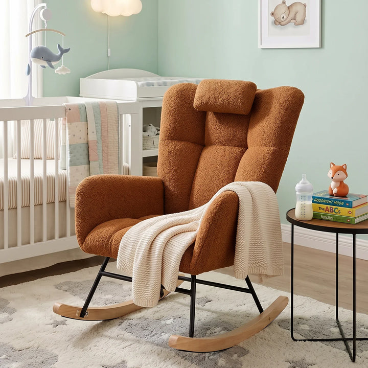 RAVKA - Rocking Chair Teddy Confortable
